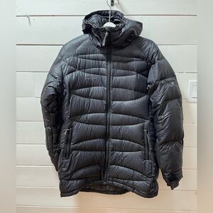 MAMMUT MAMMUT Black Down Hooded Coat 750 Fill Power size XL